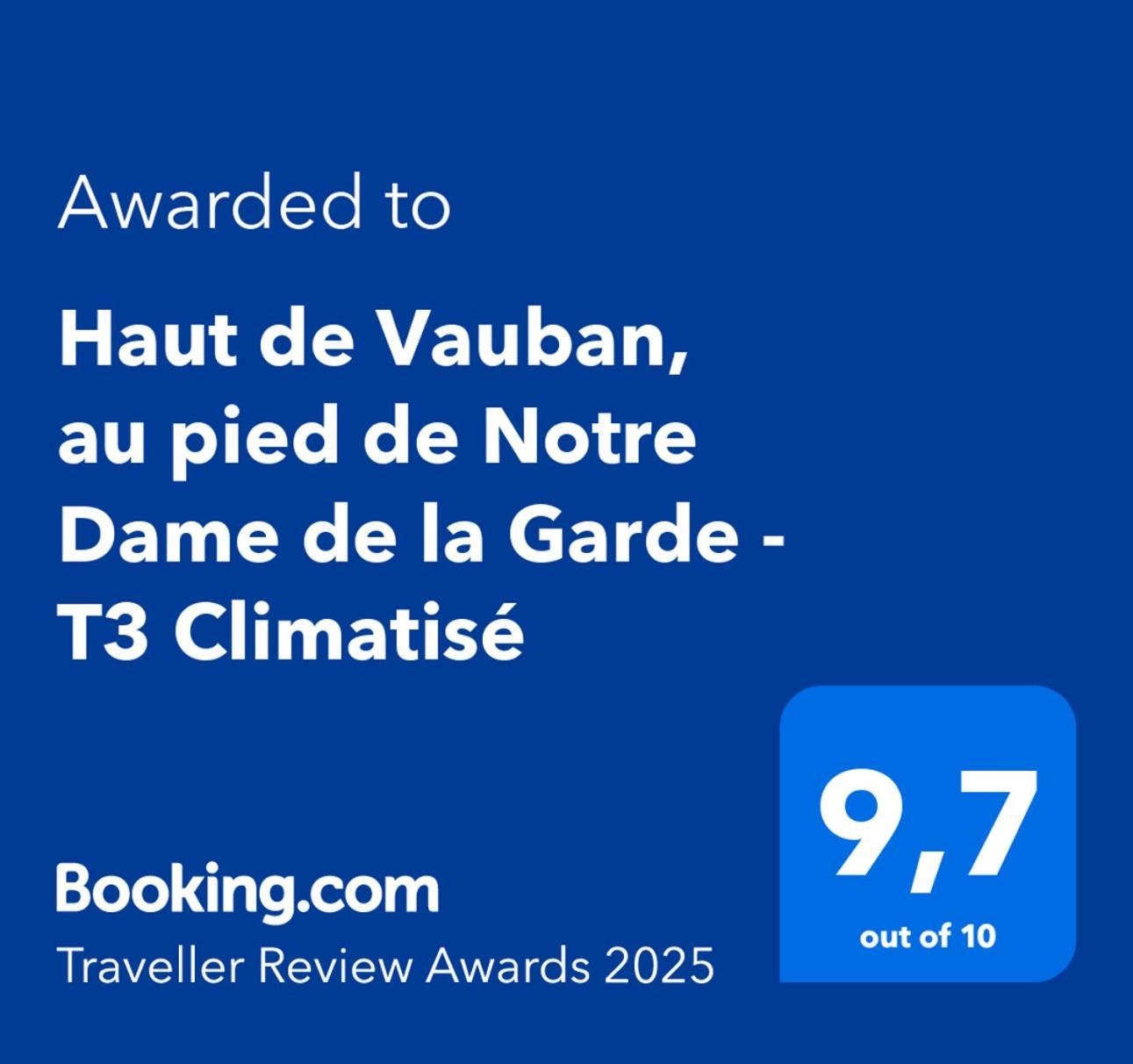 Haut De Vauban, Au Pied De Notre Dame De La Garde - T3 Climatise Марсель Экстерьер фото